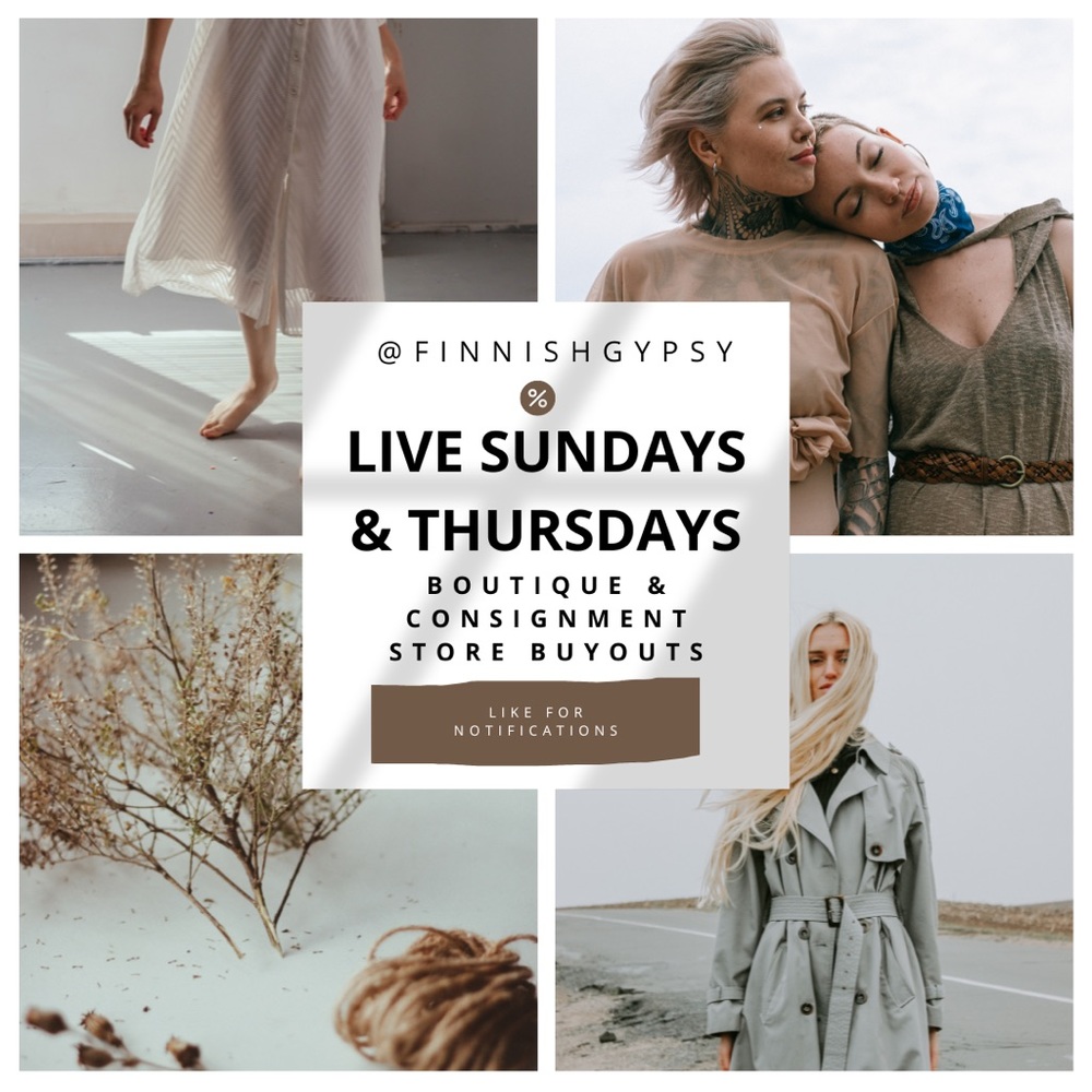 NEW Like This Listing to be Notified of Upcoming Shows Sunday & Thursday 3PM EST